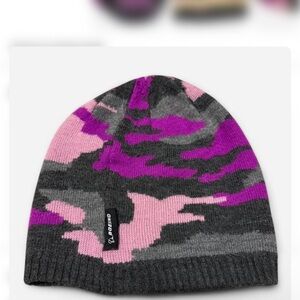 Pink and Purple Camouflage Beanie
